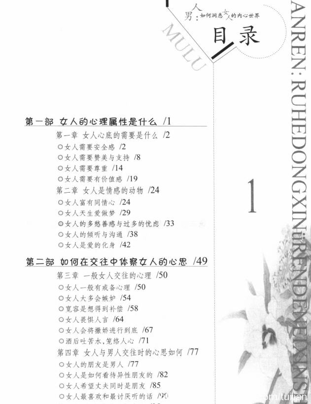 电子书推荐:《男人:如何洞悉女人的内心世界》一本男人必读的书插图2 每天推荐一本电子书:《男人:如何洞悉女人的内心世界》献给男人
