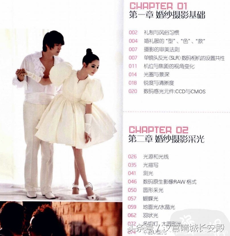 摄影书推荐:《婚纱摄影从入门到精通》婚纱摄影的完整实现过程插图2 每天推荐一本摄影书:《婚纱摄影从入门到精通》金夫人婚纱摄影