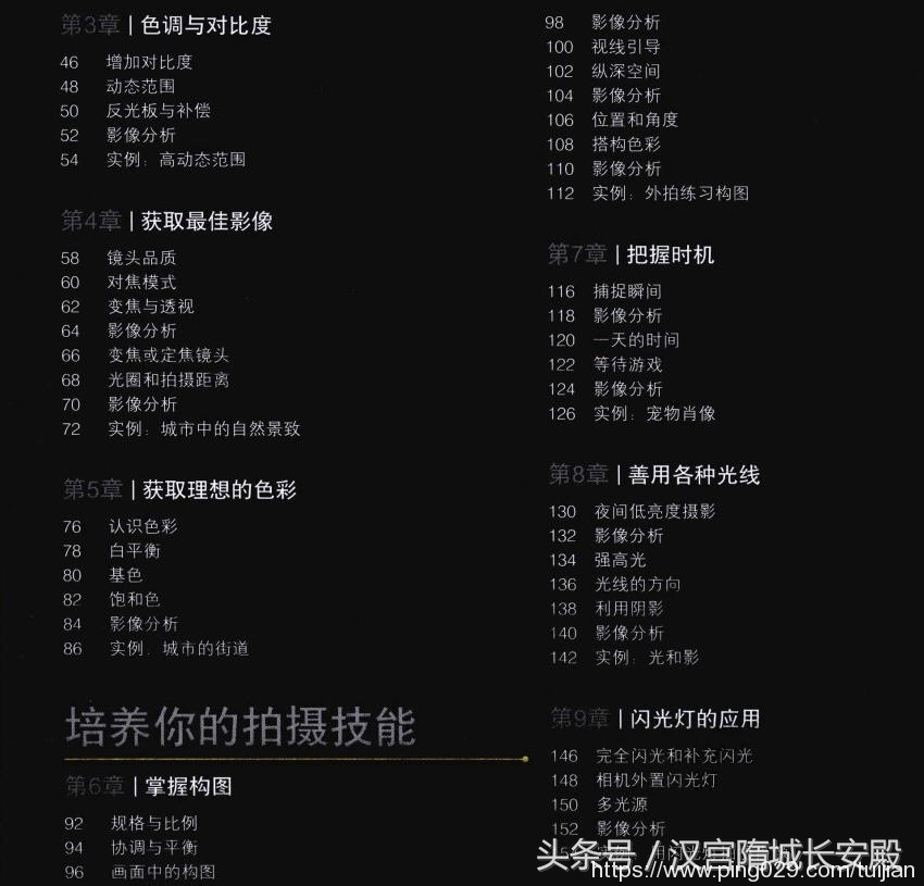 摄影书推荐:《数码单反摄影.构图.编修实用讲座》完善你的技术,开阔拍摄视野插图2 每天推荐一本摄影书:《数码单反摄影.构图.编修实用讲座》